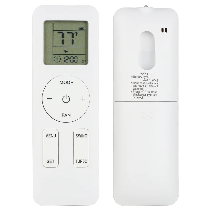 YAY1FF Remote Control Compatible with Gree Air Conditioner Remote Control YAY1FF YAY1F2 YAY1F2F YAY1F1 YAY1F1F 305001060119_x734