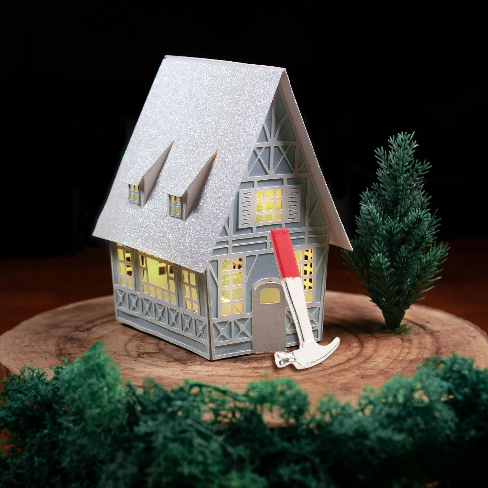 8 個ミニハンマーレンチドールハウスアクセサリーツールボックスミニチュアおもちゃミニチュア合金食品ツール