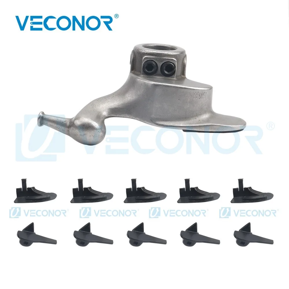 

Stainless Steel Duck Head for Tire Changer Machines Mount Demount Duck Head Tool Diameter 28 29 30 mm with 5 Set Protective Pads