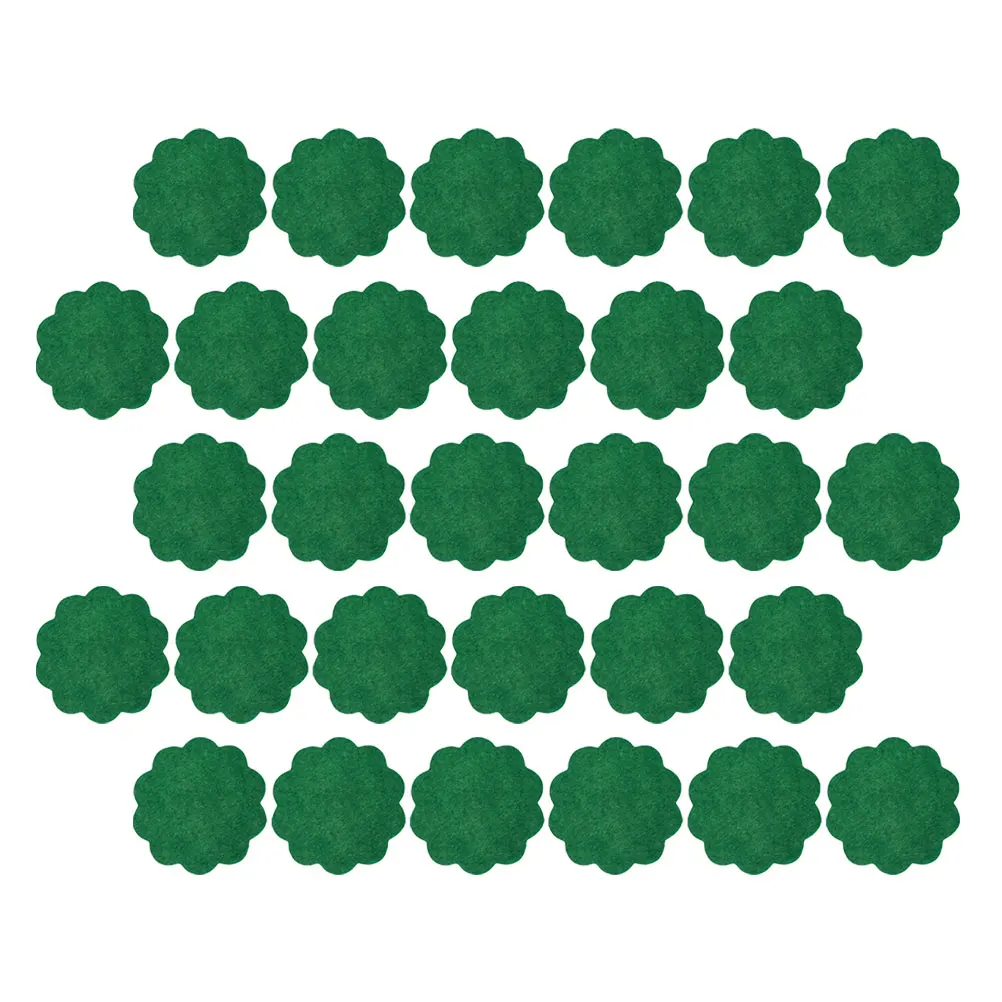 40 قطعة اناء للزهور منصات أسفل حصير الصرف غير المنسوجة ورأى منصات زارع لمنع تسرب التربة تنفس بونساي وعاء كوستر #3