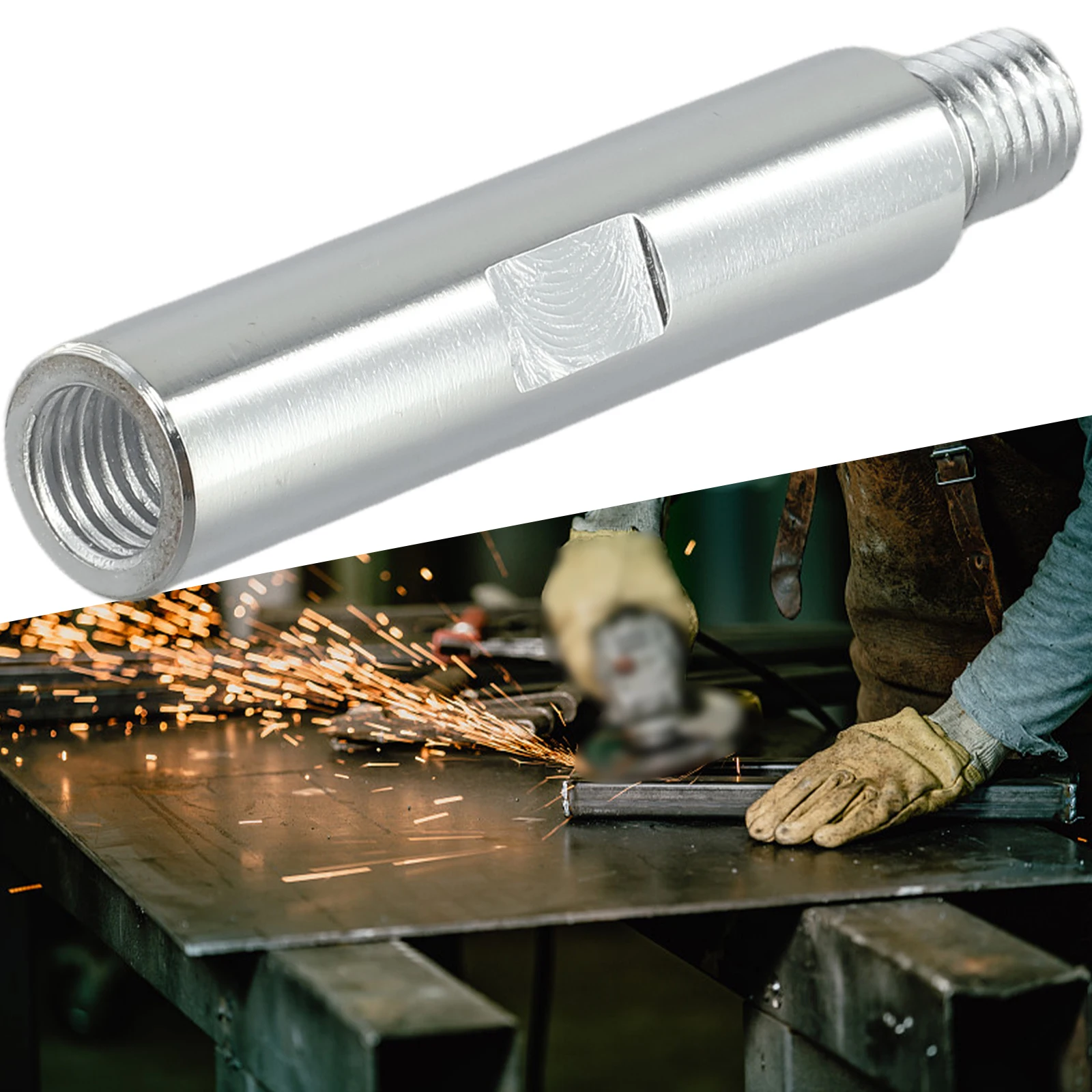 Practical Brand New High Quality Adapter Rod Angle Grinder Polishing Adapter Rod Easy To Install Extension Rod