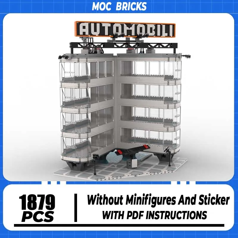 

Конструктор Moc Building Blocks Speed Champion: Модель современного автомобиля Museo Automobile, технологичный набор для самостоятельной сборки, строительная игрушка, подарок на праздник