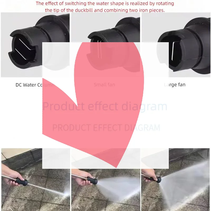 High Pressure Washer Nozzle Quick Connect Adjustable Angle 1/4