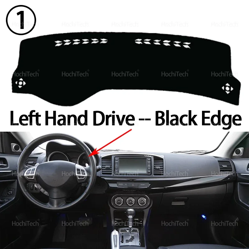 Armaturenbrett Abdeckung Bord Anti-Rutsch-Matte Schützen Pad Auto Sonnenschirm Teppich Teppich Für Mitsubishi Lancer 9 GLX Neunte Generation 2008-2020 – Detail 7