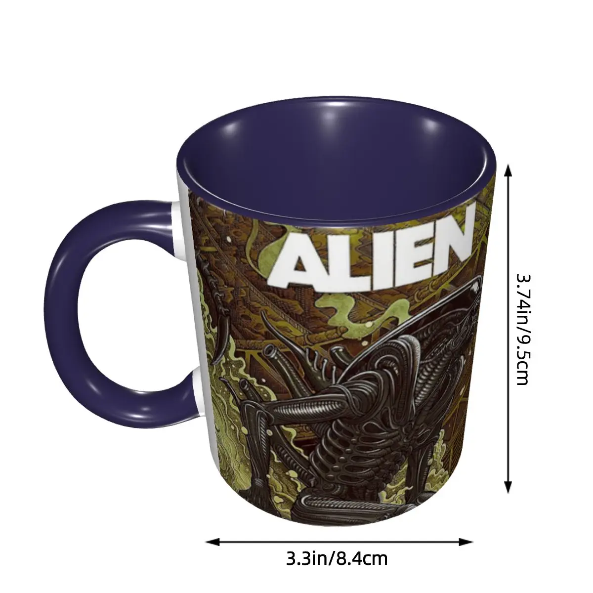 Movie Alien Mug Funny Ceramic Coffee Cups Tea Mugs Milk Cup Drinkware Gift for Woman Man