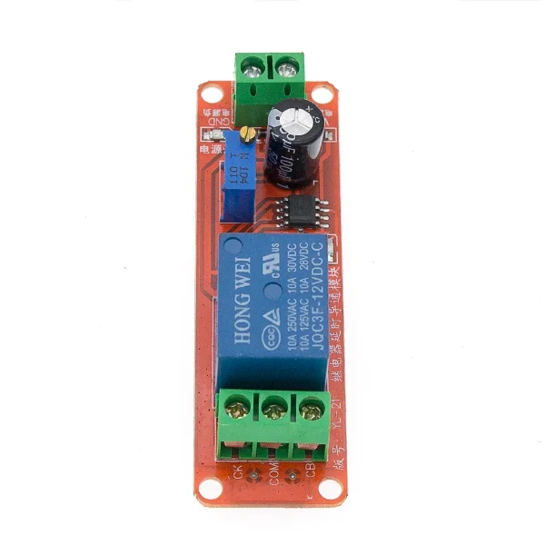 NE555 time-delay module monostable switch 5V 12V relay time-delay on/off switch automobile electric appliance time-delay