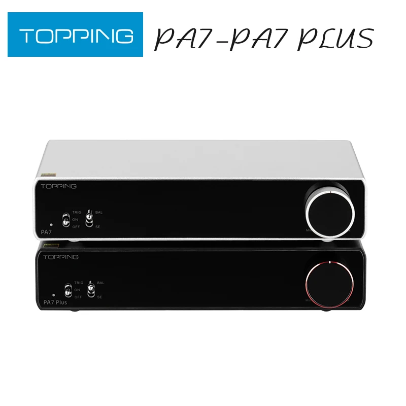 TOPPING PA7 Series XLR TRS RCA Input Fully Balanced High Performance Power Amplifiers PA7 PLUS