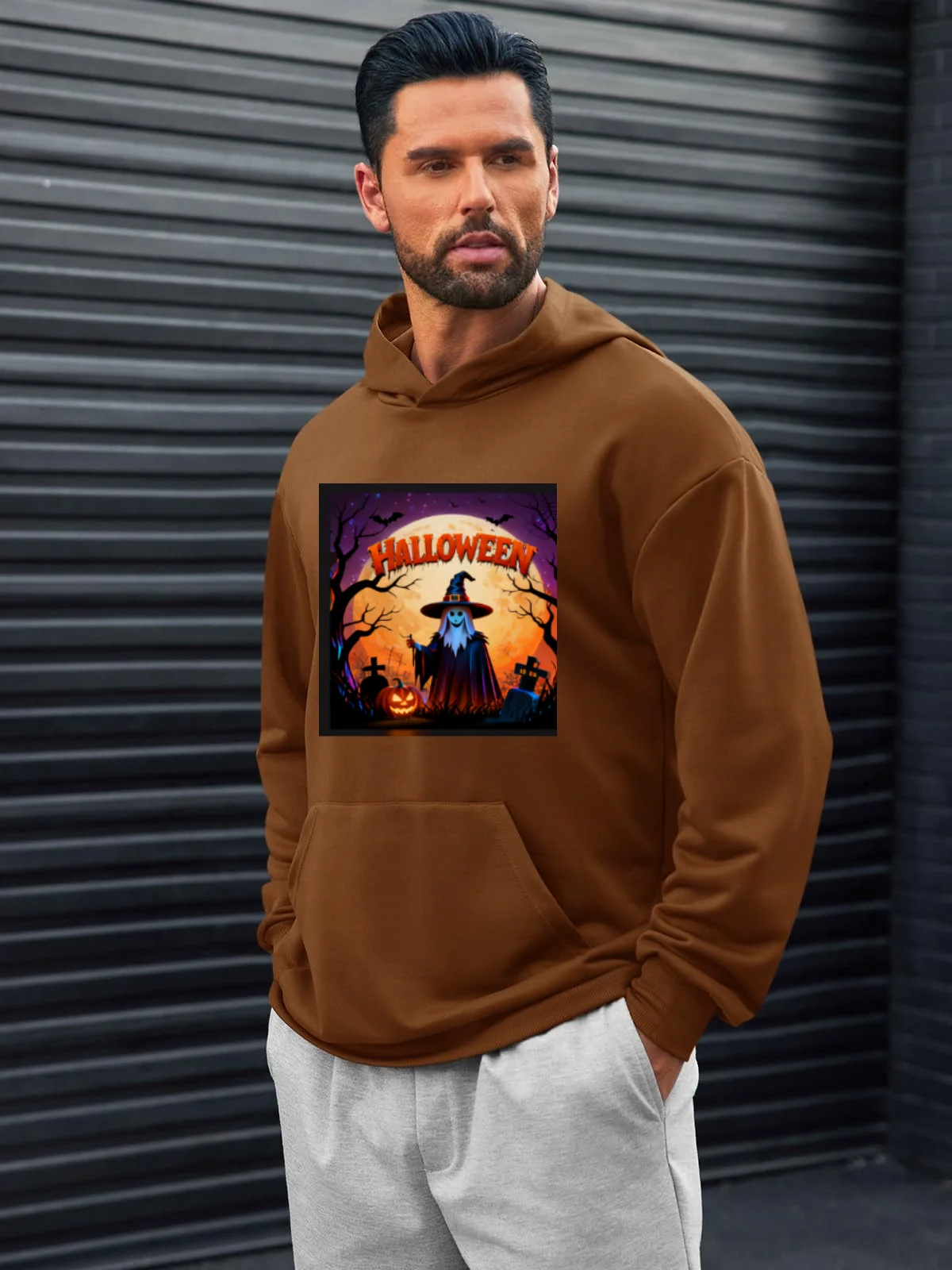 

Casual Men's Pullover Hoodie: A Sporty Sweatshirt Ideal for Daily Men's Outfits