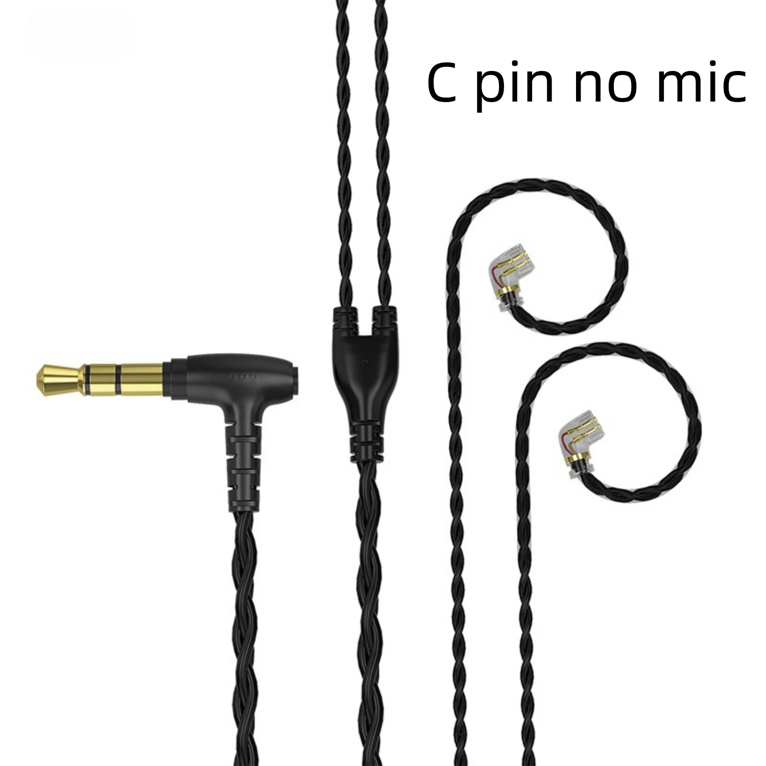 CVJ C PIN 4-жильный бескислородный медный кабель, 56 жилов, провод 0,78 мм с 3,5 мм разъемом, обновленный кабель с микрофоном для KZ TRN