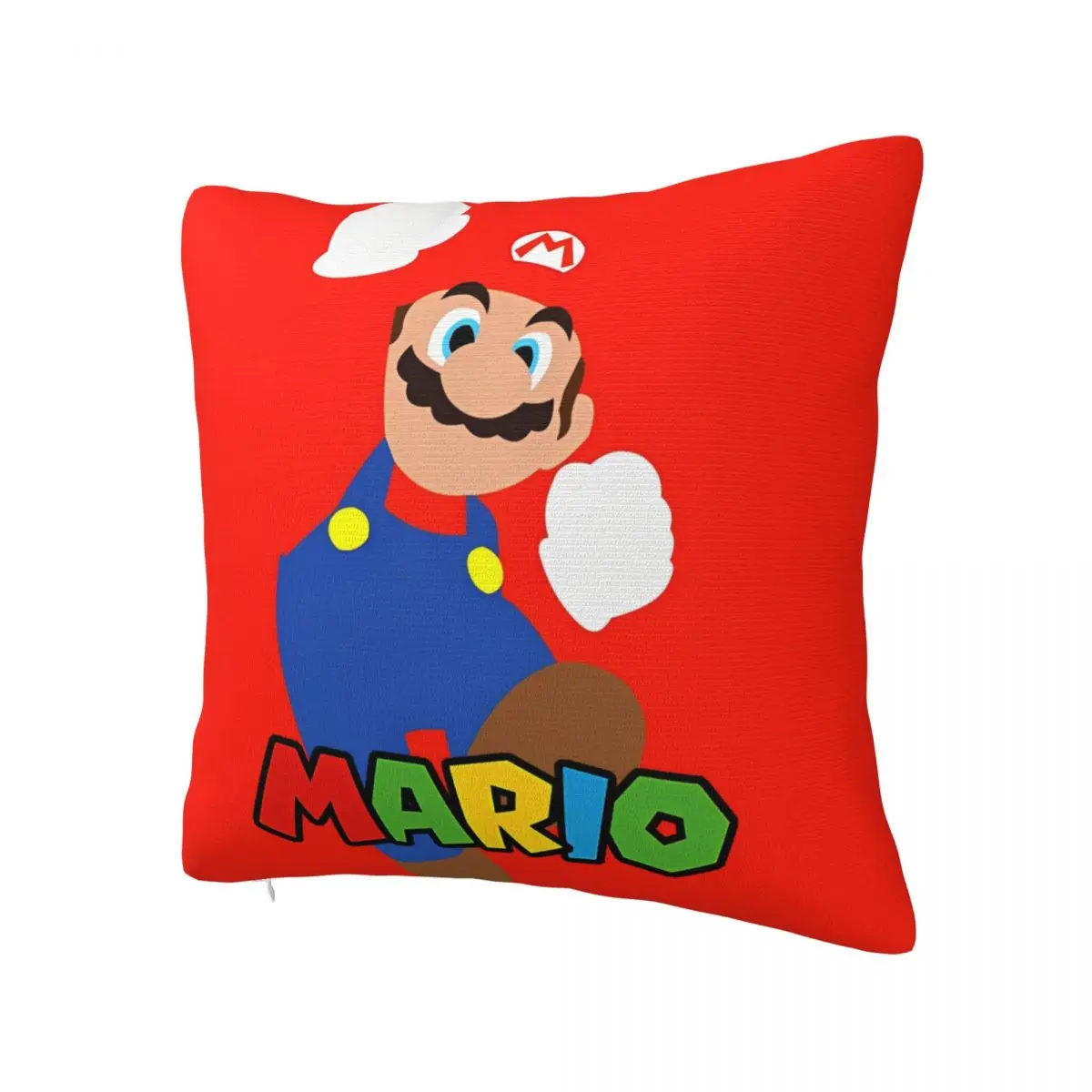 Cartoon M-Marioes-Bros Pillowcase Printing Polyester Cushion Cover Decorations Throw Pillow Case Cover Chair Square 45X45cm