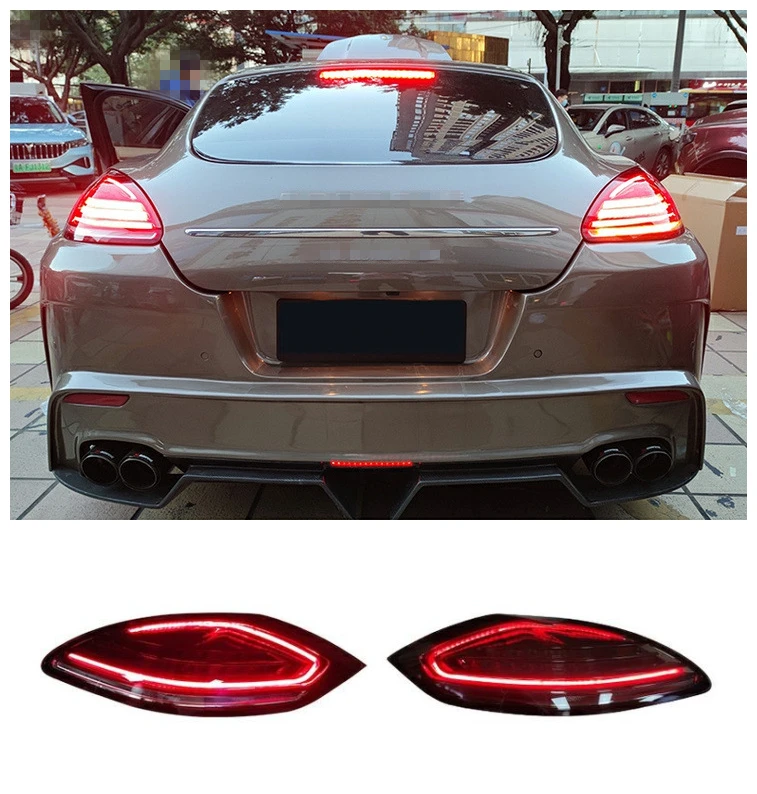 

Suitable for Porsche 10-13 Panamera tail light assembly Panamera modified LED water turn signal