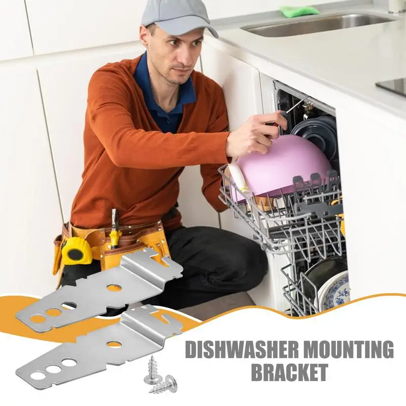 Dishwasher Mounting Clips Stable Dishwasher Installation Clips Dishwasher Holder Sturdy Dishwasher Installation Bracket Mounting