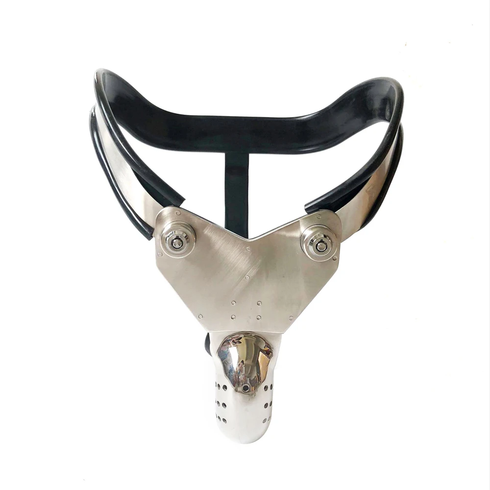 Male Chastity Device Stainless Steel Curved Waist Metal Chastity Cage Wire Style Adult Sex Toys For Men Penis Cock Cage Bondage - view 6