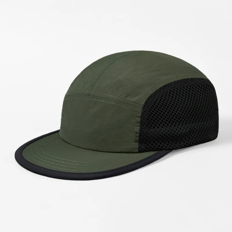 New Customizable Logo Contrasting Camping Hat for Men and Women Summer Light and Breathable Sun Protection 5-panel Baseball Cap