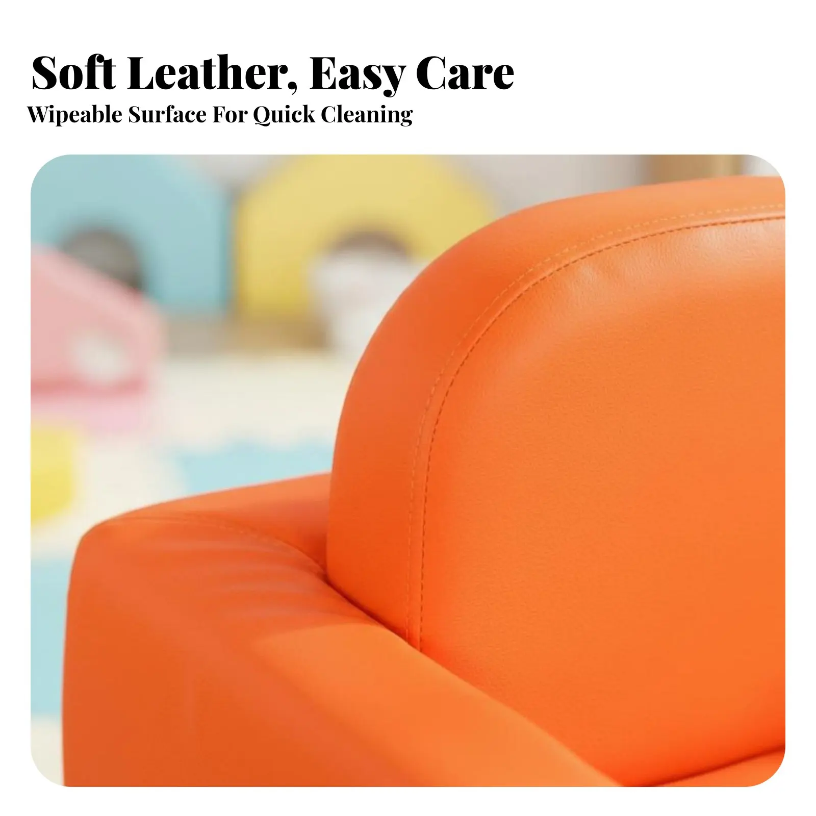 2-in-1子供用椅子とテーブルセット、安全な丸みを帯びたエッジ、お手入れ簡単、耐久性のある構造、プレイルームに最適