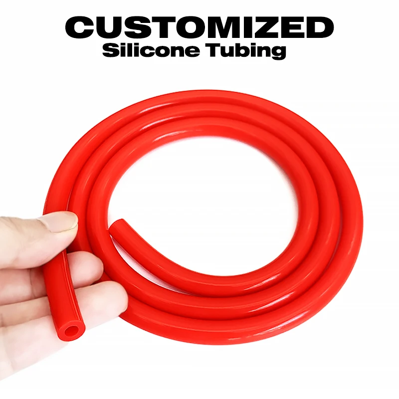 13 Colour Customized Silicone Tube Food Grade Flexible Pipe High Quality Rubber Hose Heat-Resistant Non Toxi Water Tubing