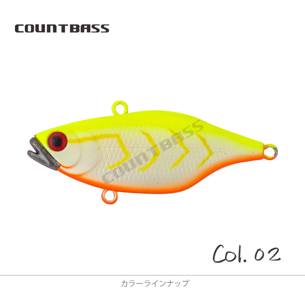 Count bass 60mm 2-1/4 "3/8g 11,7 oz. Vibrations köder Wobbler lipless Kurbel köder Angler Angel köder la peche au leurre Hardbaits – Detail 12