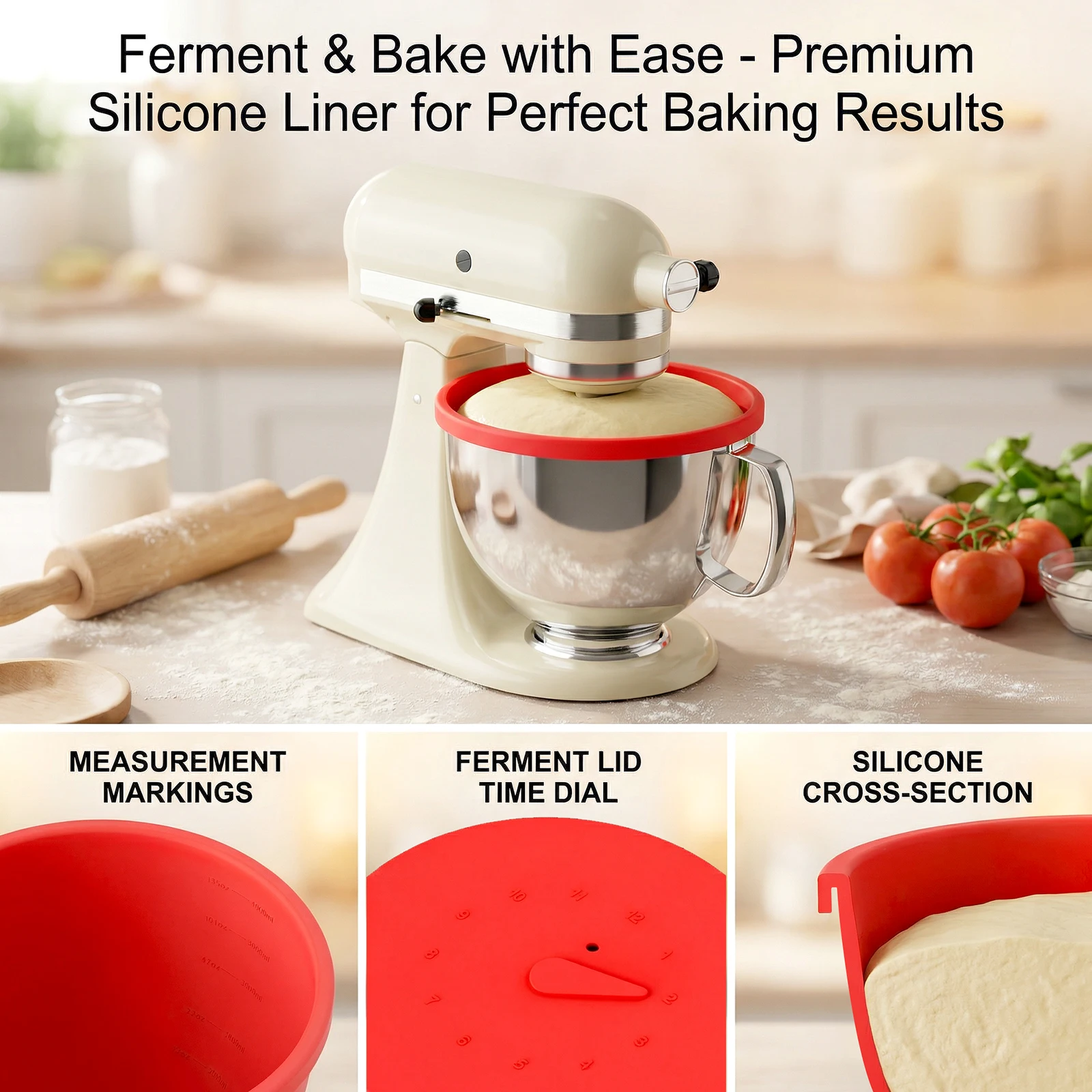 Silicone Mixer Bowl Liners 4