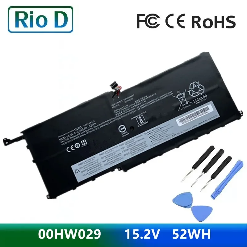 

01AV439 Аккумулятор для ноутбука Lenovo ThinkPad X1 Carbon Gen 4 (2016) X1 Yoga 1st (2016) SB10F46467 00HW029 00HW028 52WH