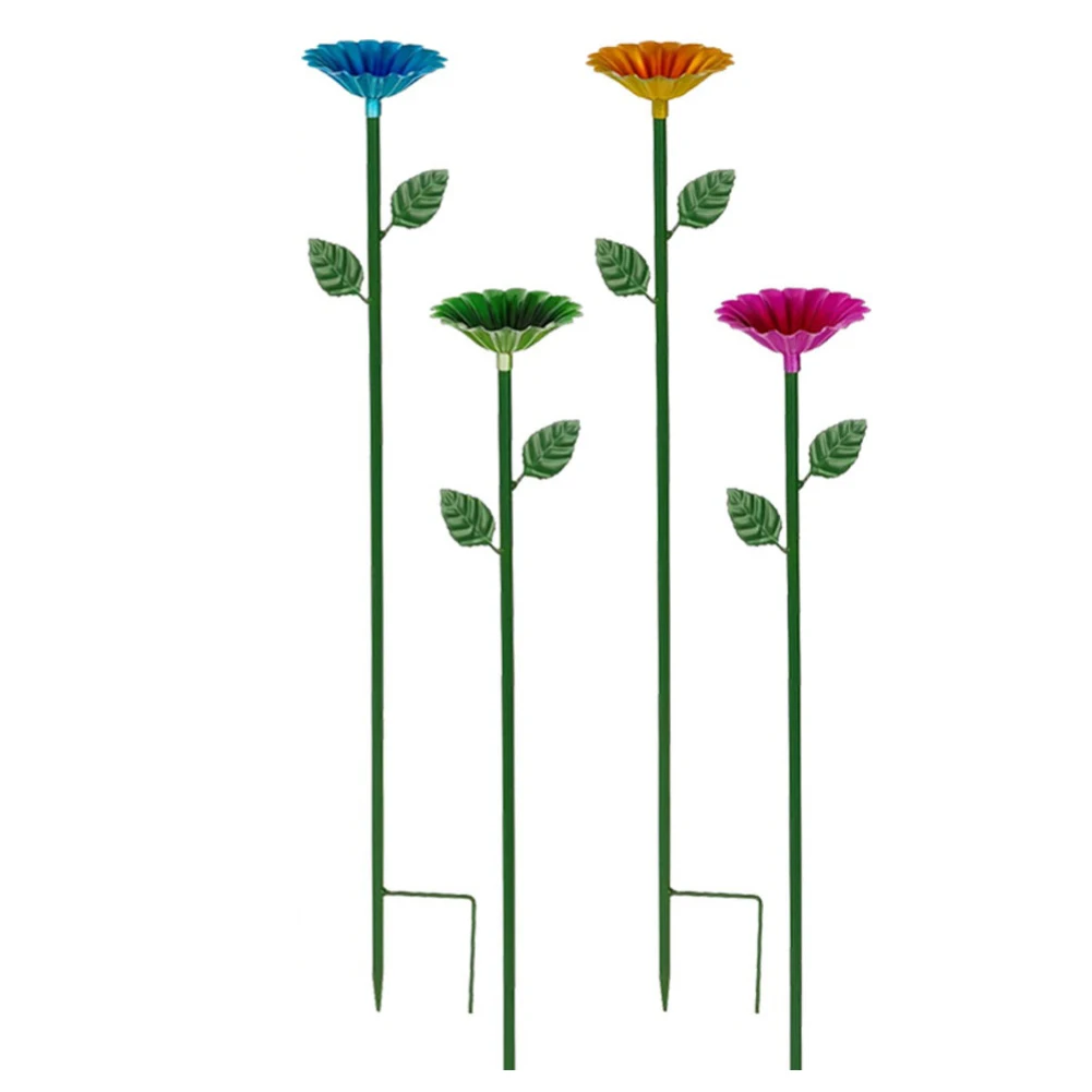 Colorful 4 Pack Bee Watering Station: Vibrant Garden Decor For Pollinators Bee Watering Station With Flower Design Butterfly