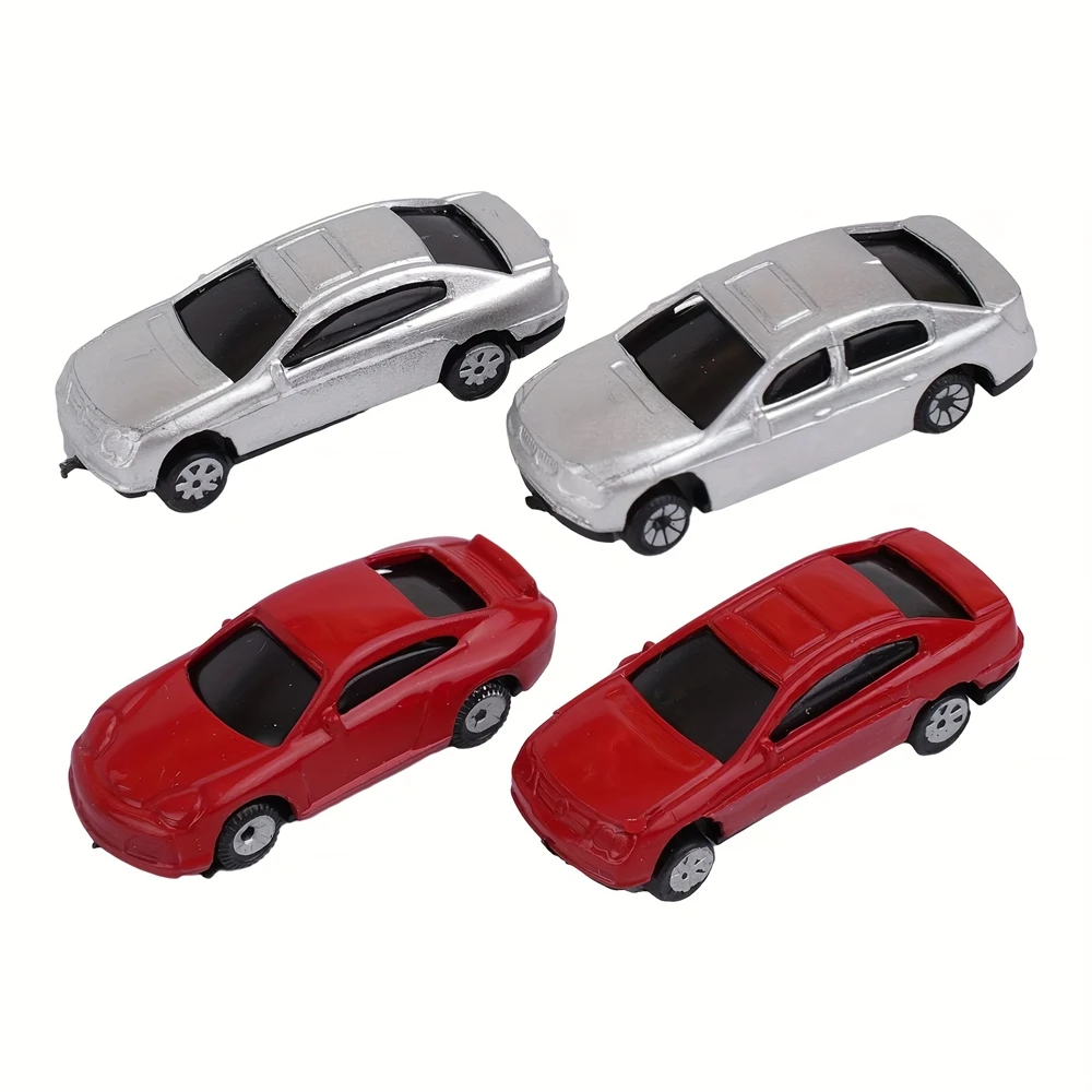 12 ชิ้นรถขนาดเล็กรุ่น Scale 1:75/100/150/200 ชุดสีฉากพลาสติก Street Building ชุดรถไฟอาคารชุด