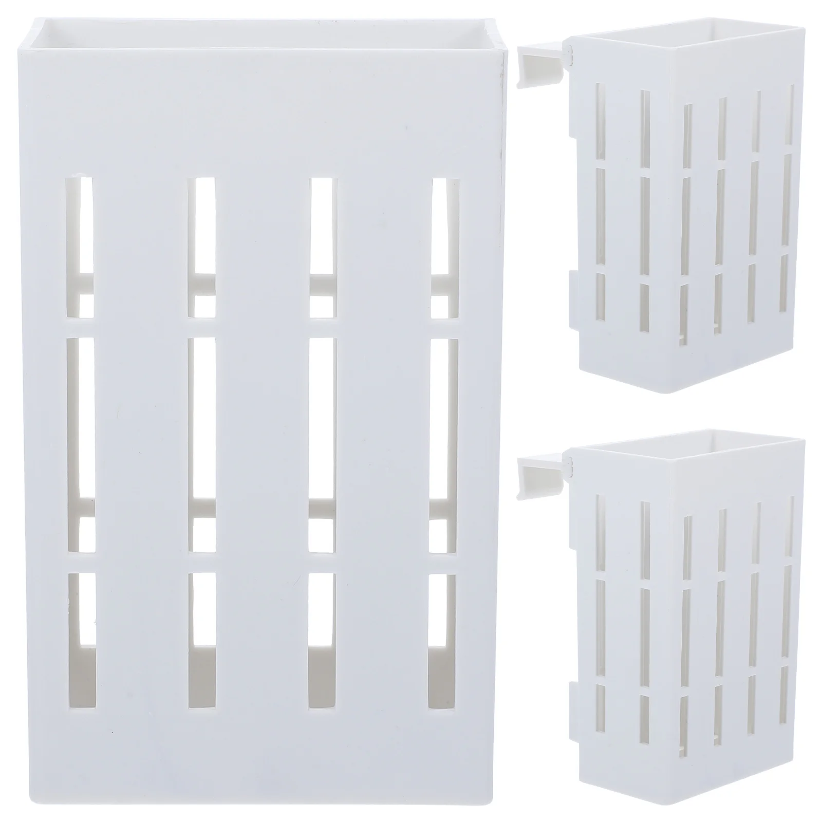 

3 Pcs Fish Tank Plants Water Stand Floating Aquarium Container Hanging White Holder Planter Cups