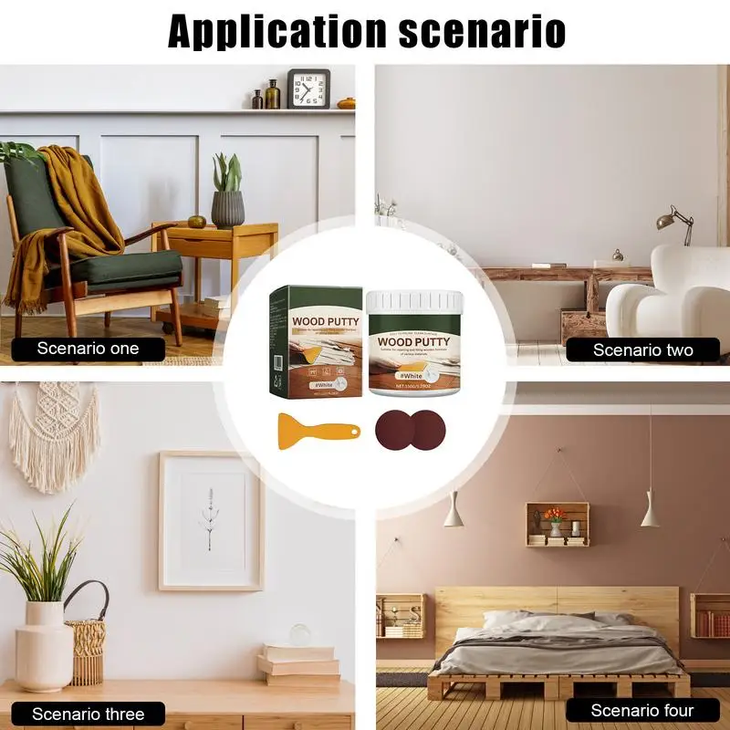 Relleno de madera Relleno de madera exterior multiusos Relleno de masilla de madera Relleno de orificios de madera profesional para gabinetes Pisos Puertas