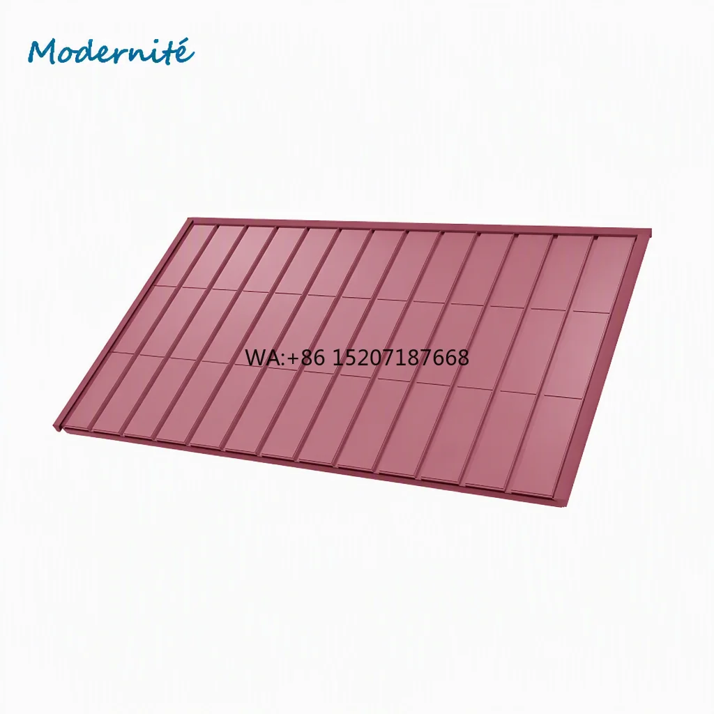 Double Glass German Residential Roofs Seamless Integration BIPV Solar Roof Tiles 50W Thin-Film 50.06% Efficiency 3.2mm