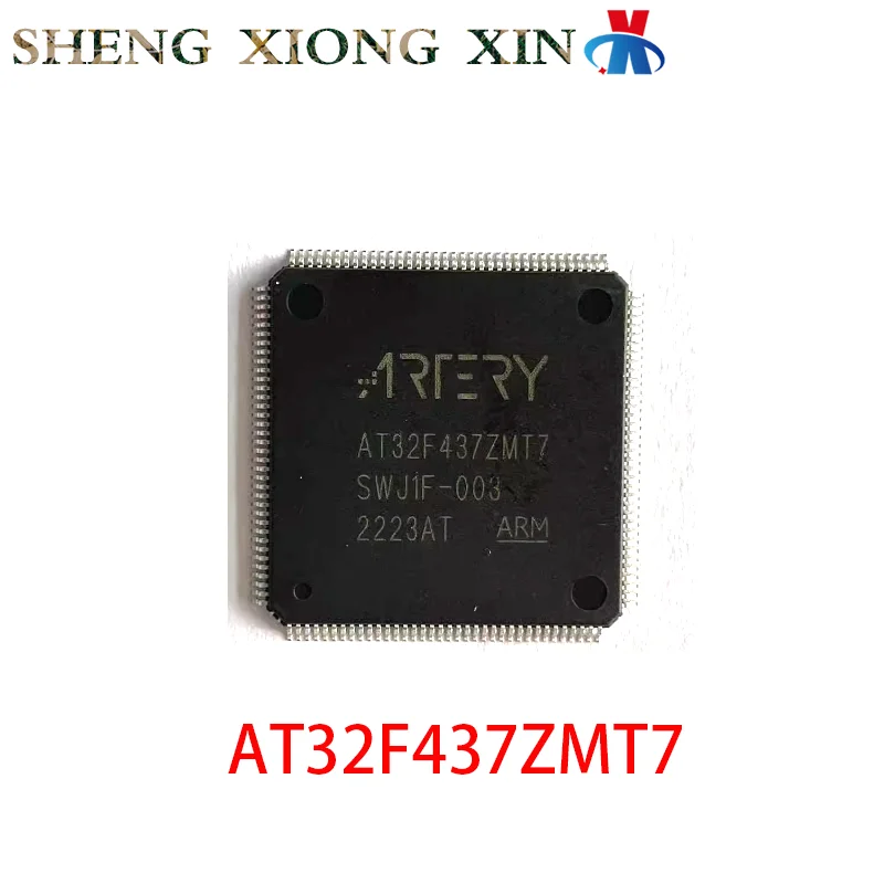 1pcs 100% NEW AT32F437ZMT7 LQFP144 Microcontroller Unit AT32F437 F437ZMT7 Integrated Circuit