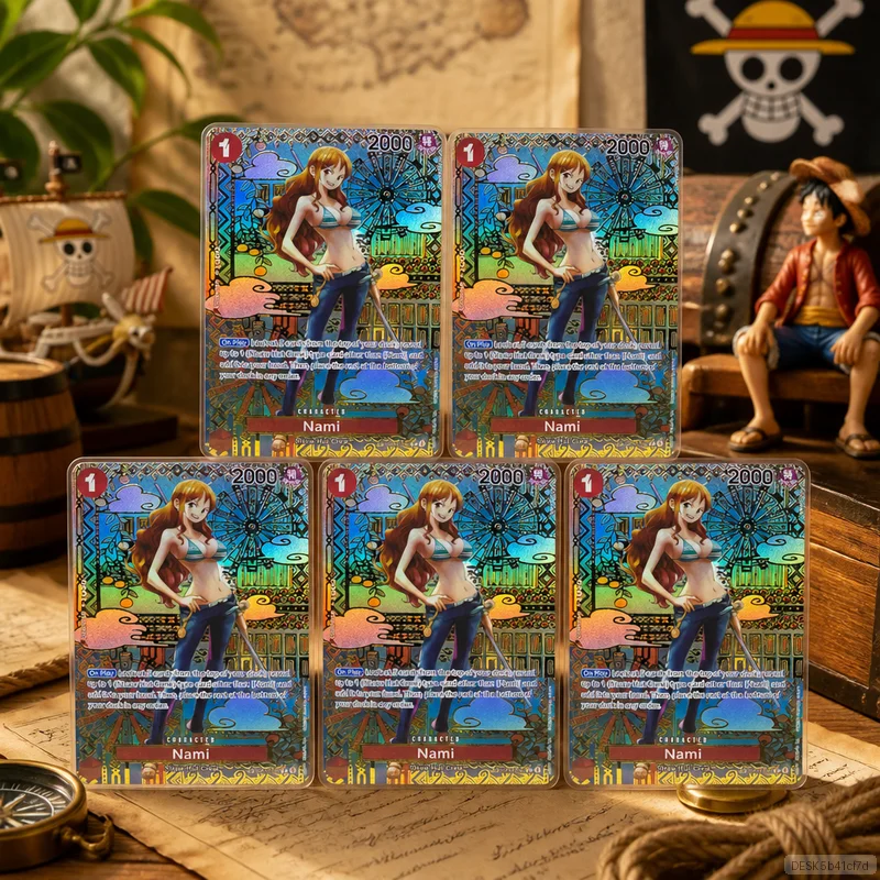 Nami OP01-016 en DIY OPCG Collection Cards Self Made Single Card Classic Game Anime Card Gift Toy 5PCS 10PCS Set