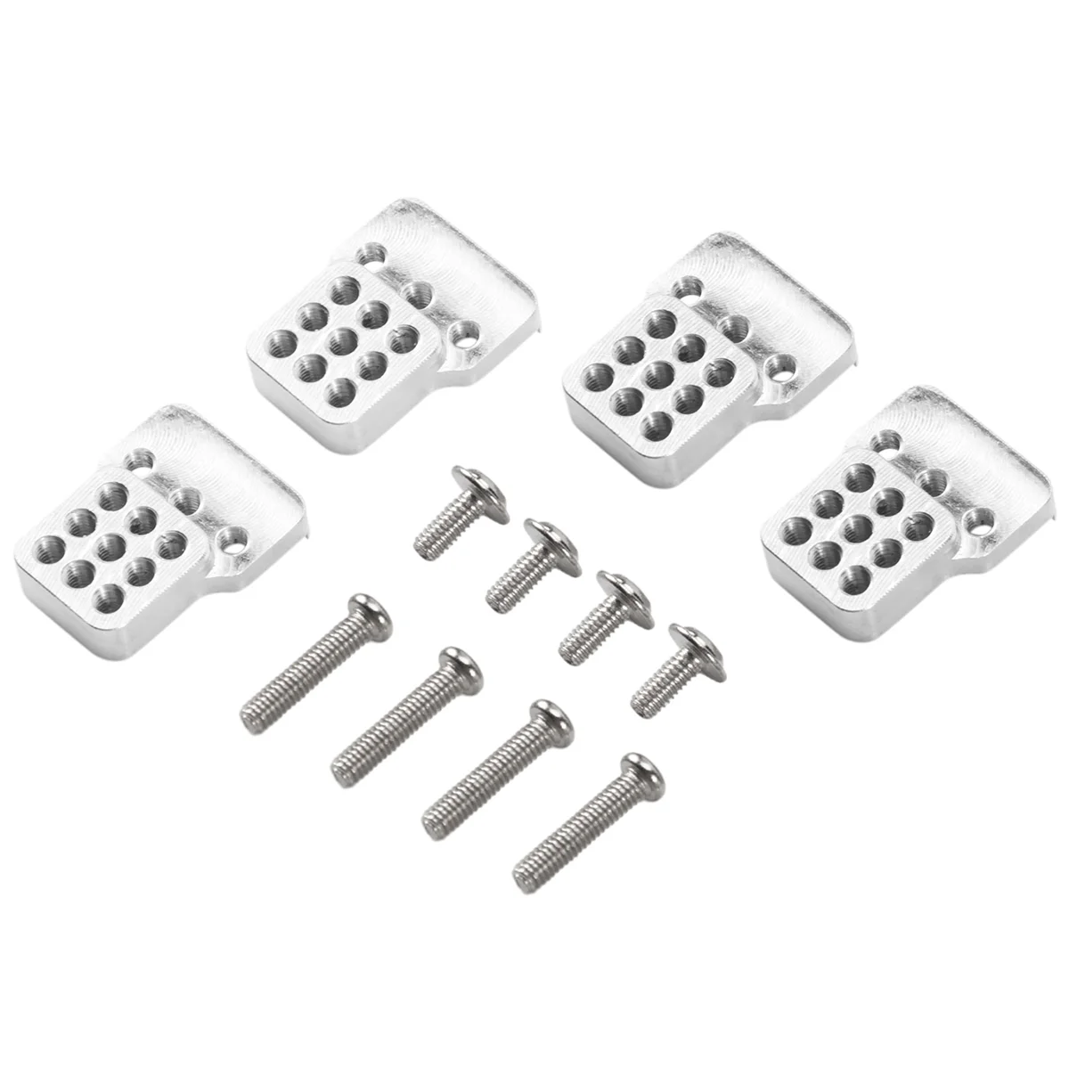 4Pcs RC Car Metal Shock Tower Bracket Kits Shock Sbsorbers Extension Seatfor 1/16 WPL C-14/C-14K/C-24/C-24K Truck Off Road Car