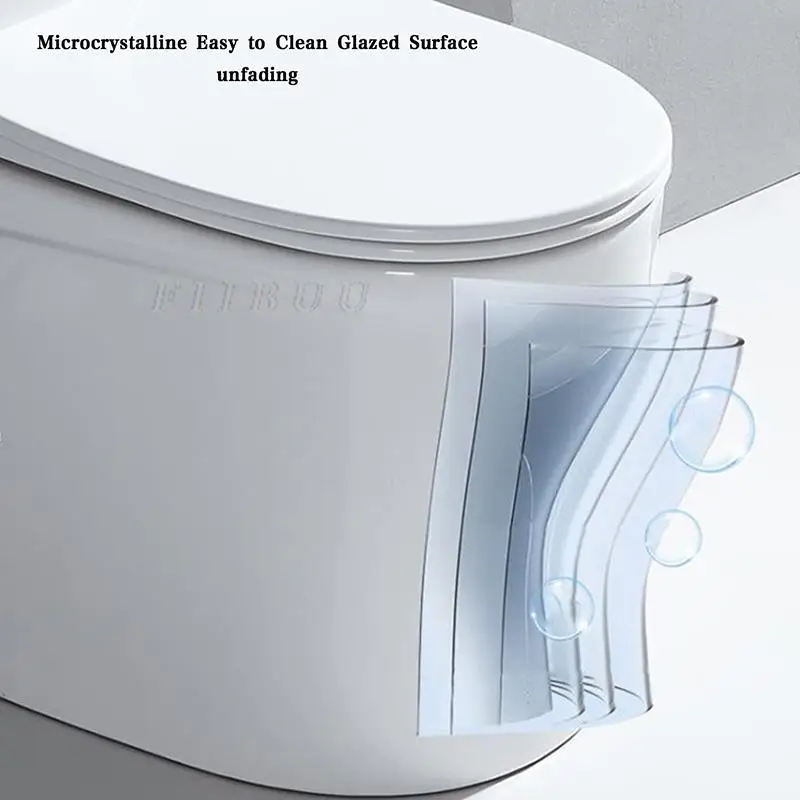 One Piece Toilet with Soft Closing Seat for Compact Bathroom Toilet Elongated Tiny Mini Space Saving Toilet White Toilet Bowl