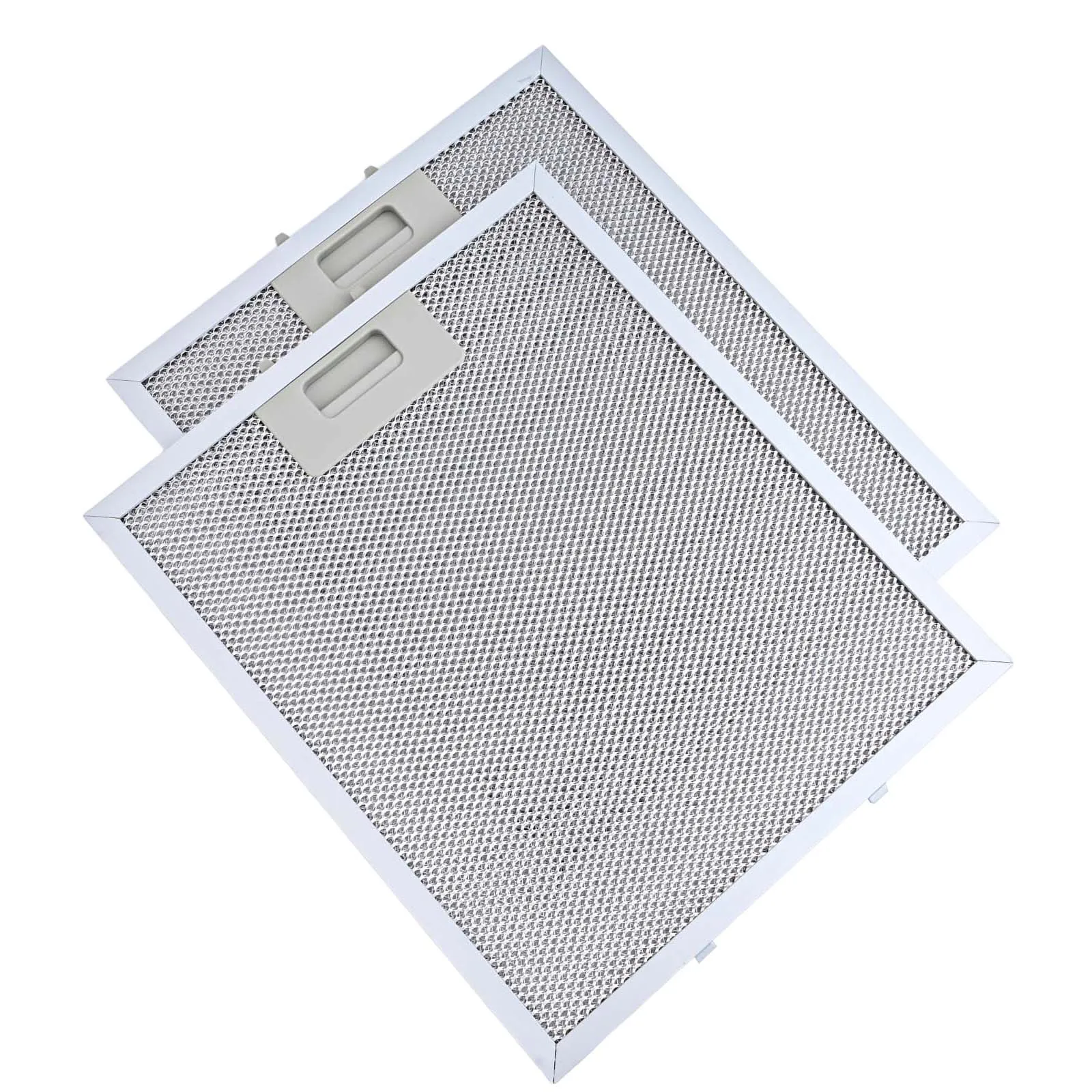 

2PCS Metal Silver Filter Grease Filters 300 X 250mm For RANGEMASTER Cooker Hood Range Hood Exhaust Fan Filter Extractor Tools