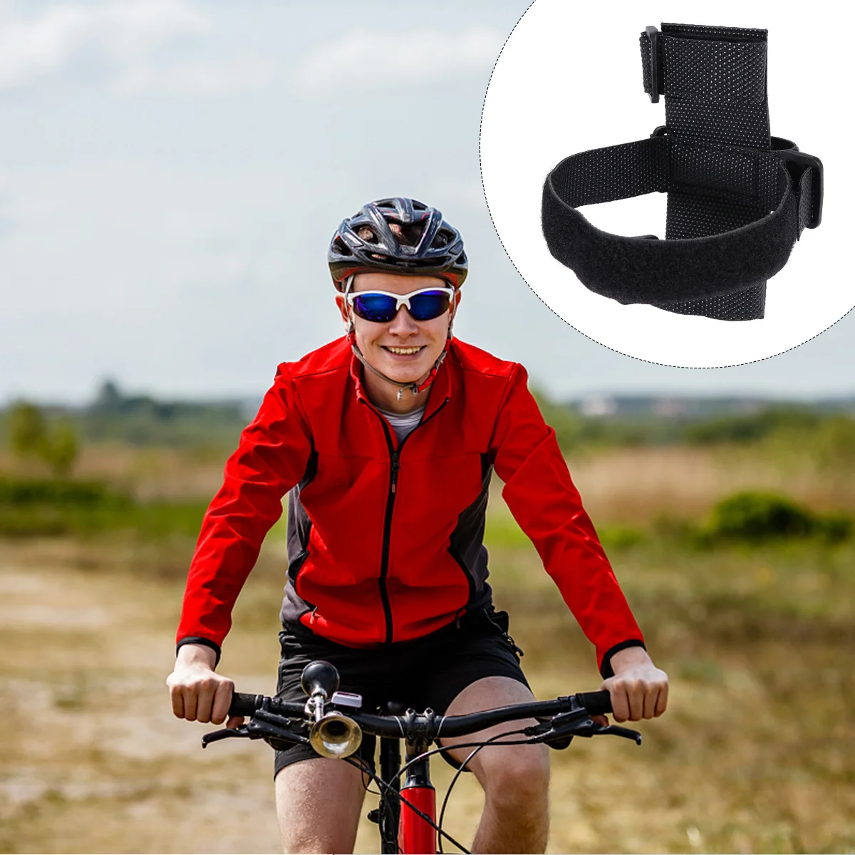 

1Pcs Bike Wireless Speaker Mount Nylon Strap Scratch Proof Adjustable Buckle Fixed Belt Bike Accessory for Cycling Music