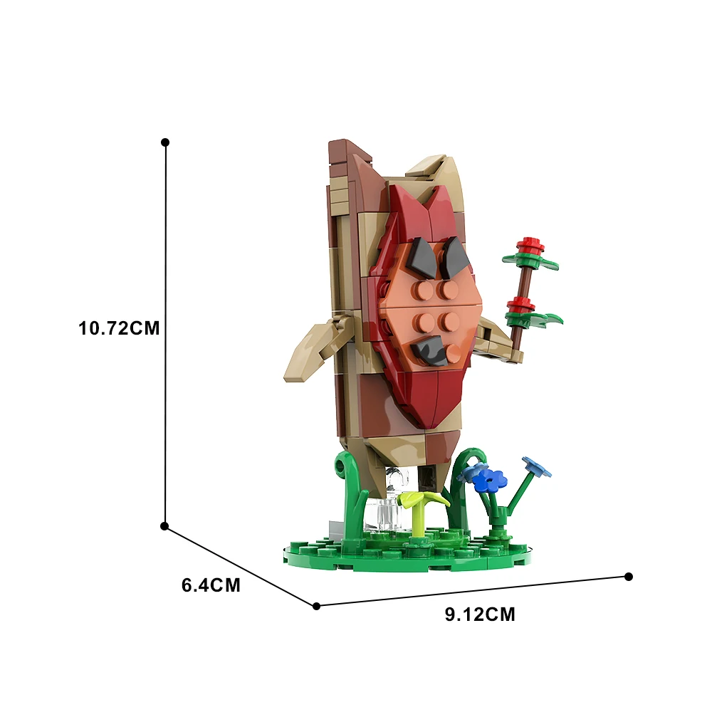 Floresta animal elf respiração selvagem bloco de construção conjunto bonito jogo merch figura ação, personagem criativo modelo brinquedo, ideal para meninos