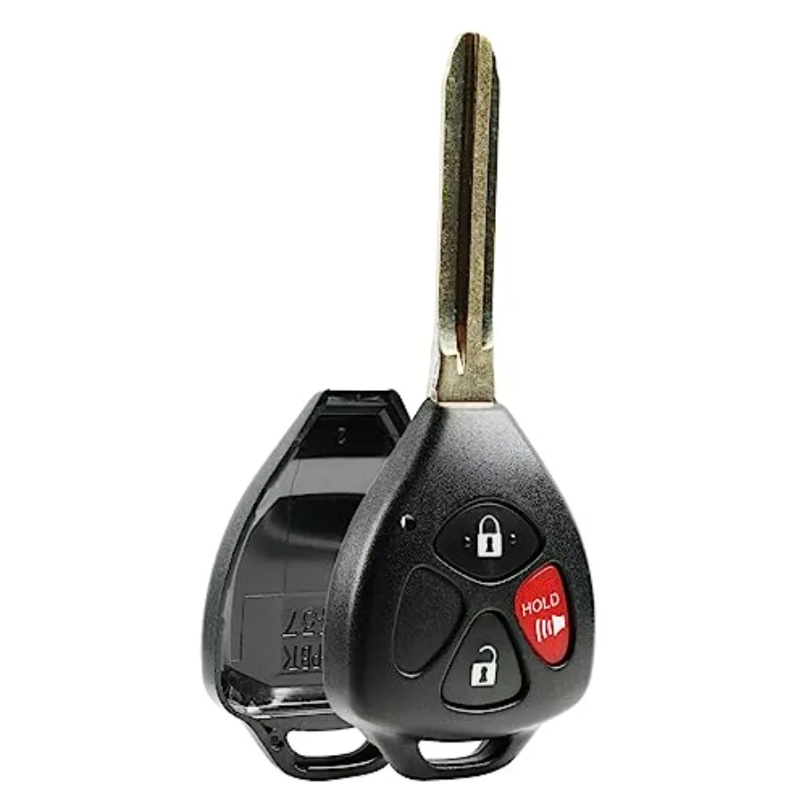 

Key Fob Keyless Entry Remote Shell Case and Pad fits Toyota 4Runner Matrix Rav4 Venza Yaris/Scion iQ tC xB xD HYQ12BBY, GQ4-29T