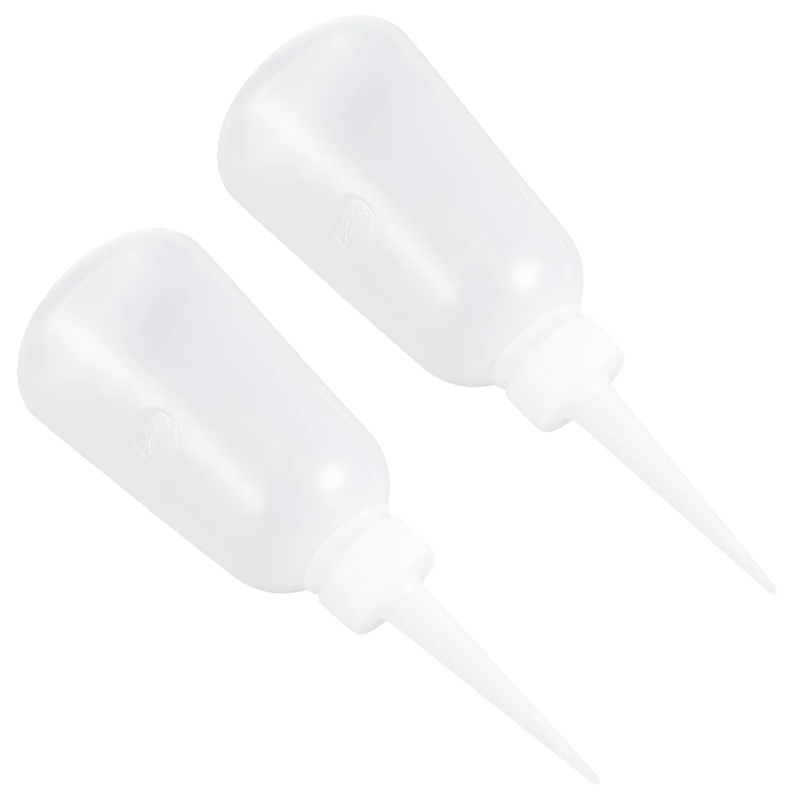 10 個 250 ミリリットルポイント接着剤ボトル透明プラスチックスクイーズアプリケータークラフトペイント接着剤アルコールインク詰め替えディスペンサー