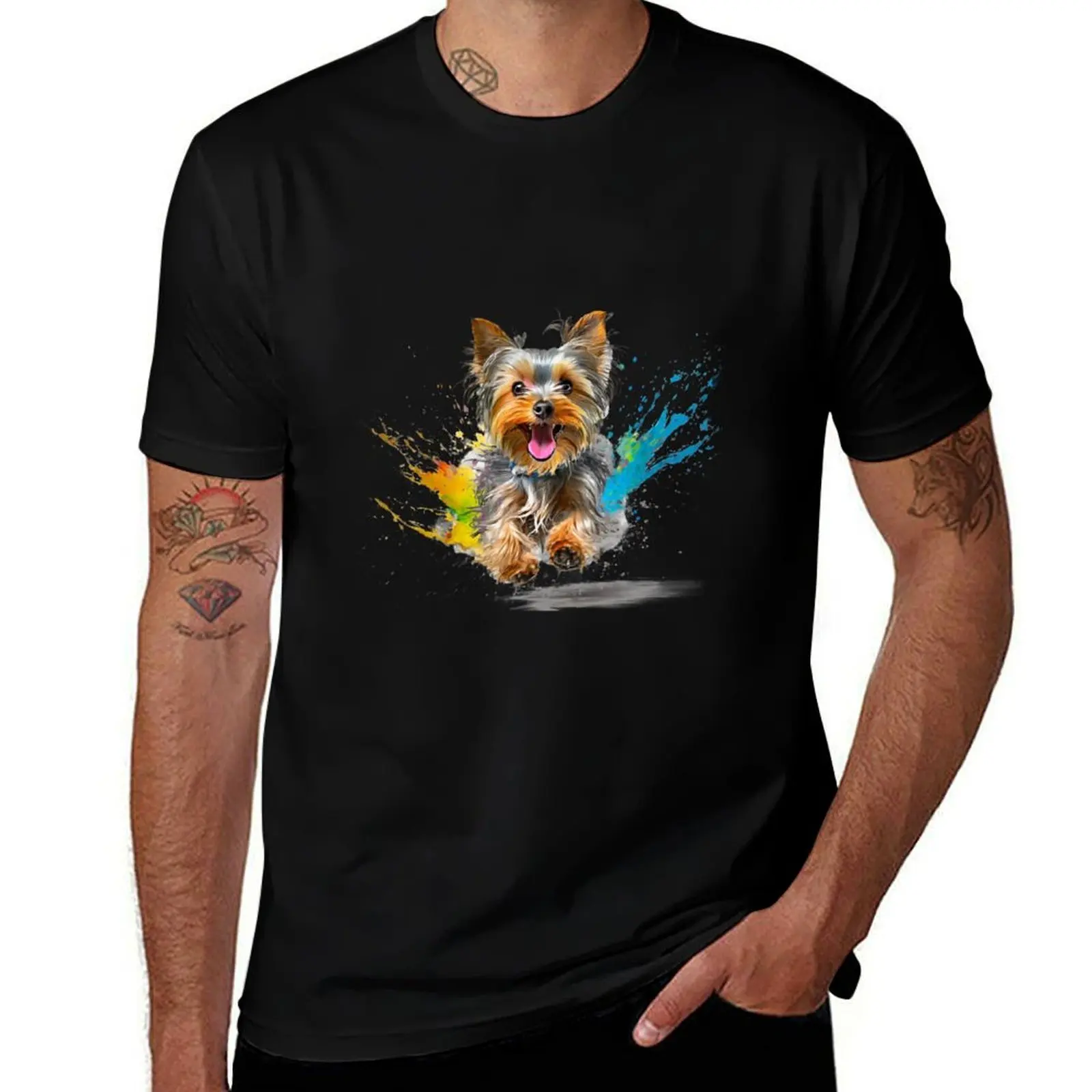 

Yorkshire Terrier T-Shirt Aesthetic clothing anime stuff T-shirts oversize Personalized t-shirt t shirts men