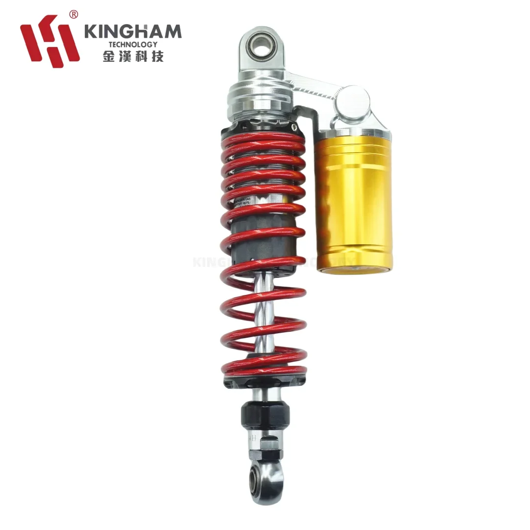 KINGHAM Motorcycle Shock Absorber For Yamaha AEROX NVX 305mm Double Adjustable Aluminum CNC Rear Shock Absorber Customization