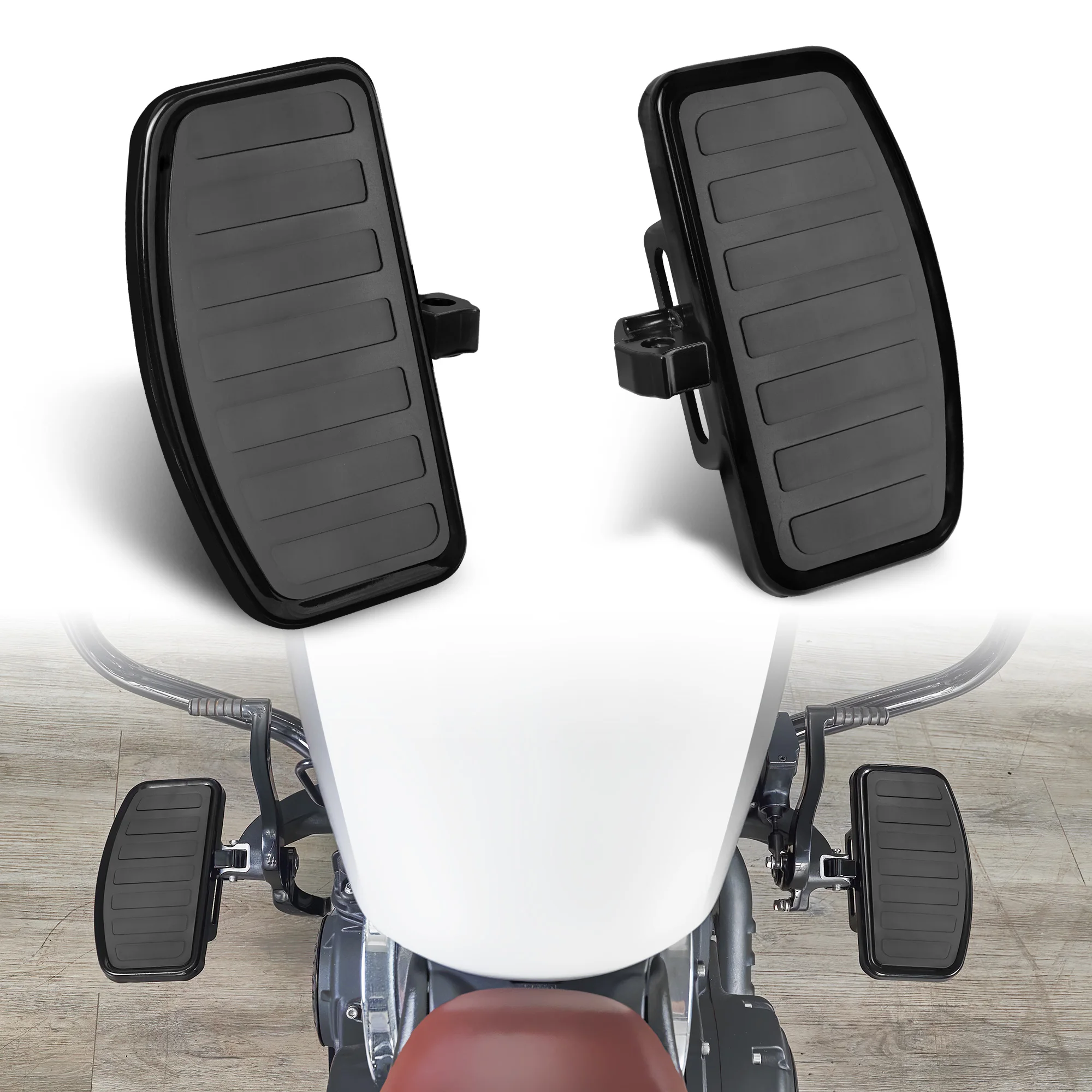 

Driver Footboards Front Rider Foot Rest Floorboards for Indian Scout Sixty Bobber 2015-2025 Models Foot Pegs Accessories