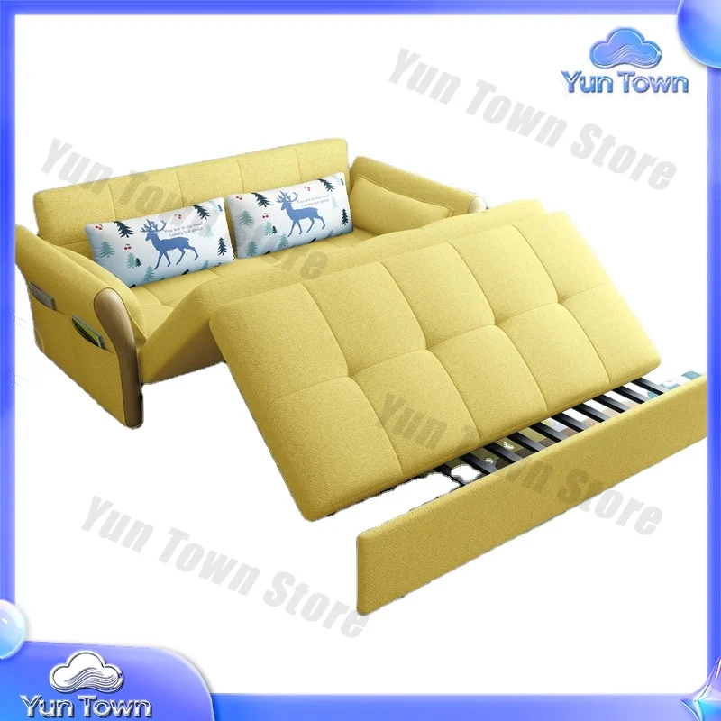New Arrival Promotion Commercial Design Luxury Folding Fabric Couch Living Room Sofas Recliner Sofa Cum Bed With Mattress