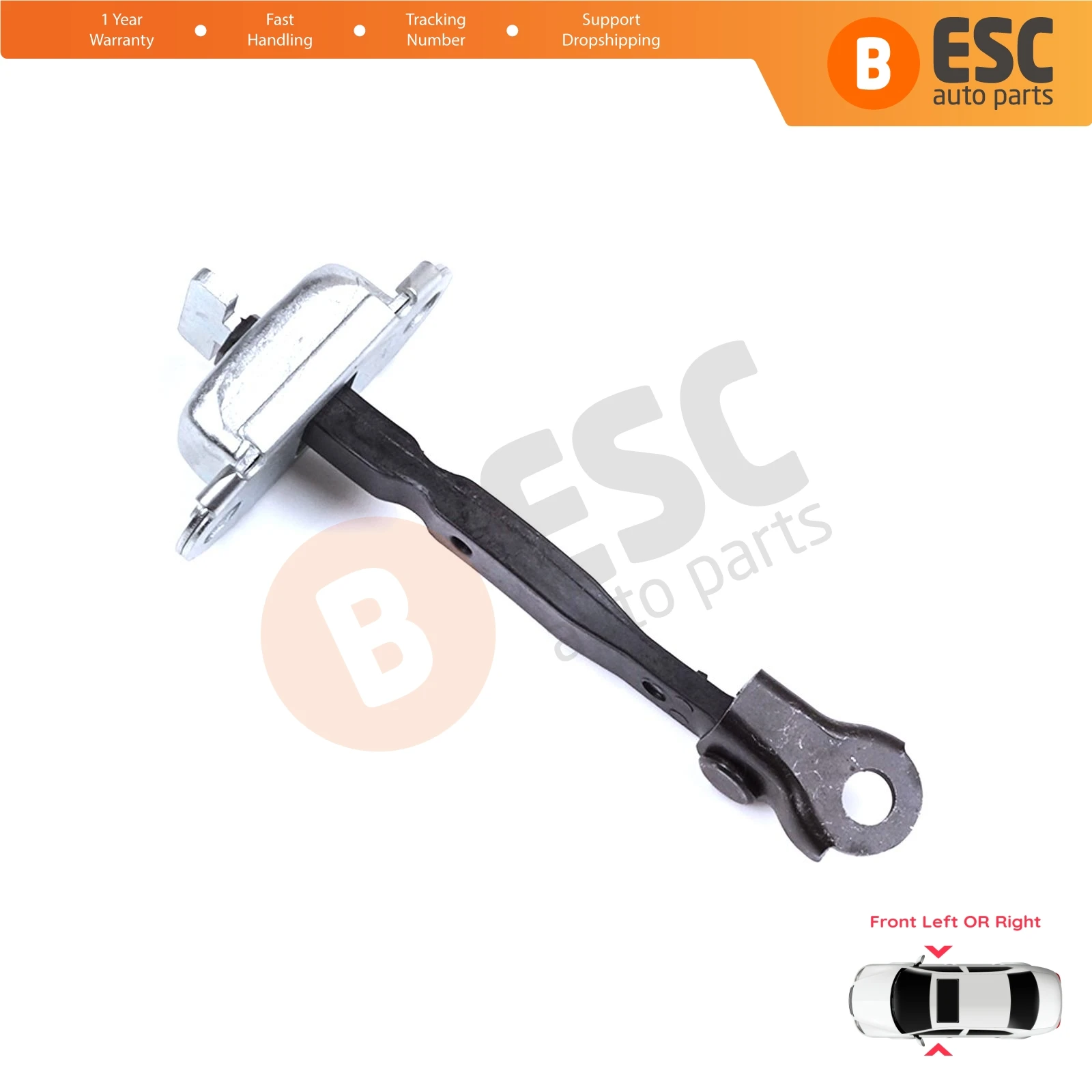 EDP1367 Front Door Stop Check Assy Limiter Strap for Toyota Yaris Vios Vitz Belta MK2 P9 XP9 XP90 2005-2013 686100D040