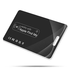 AIYATO Wallet Card Airtag Wireless Charge Bluetooth GPS Tracker Smart Tag Work with Apple Find My APP Air Tags Location