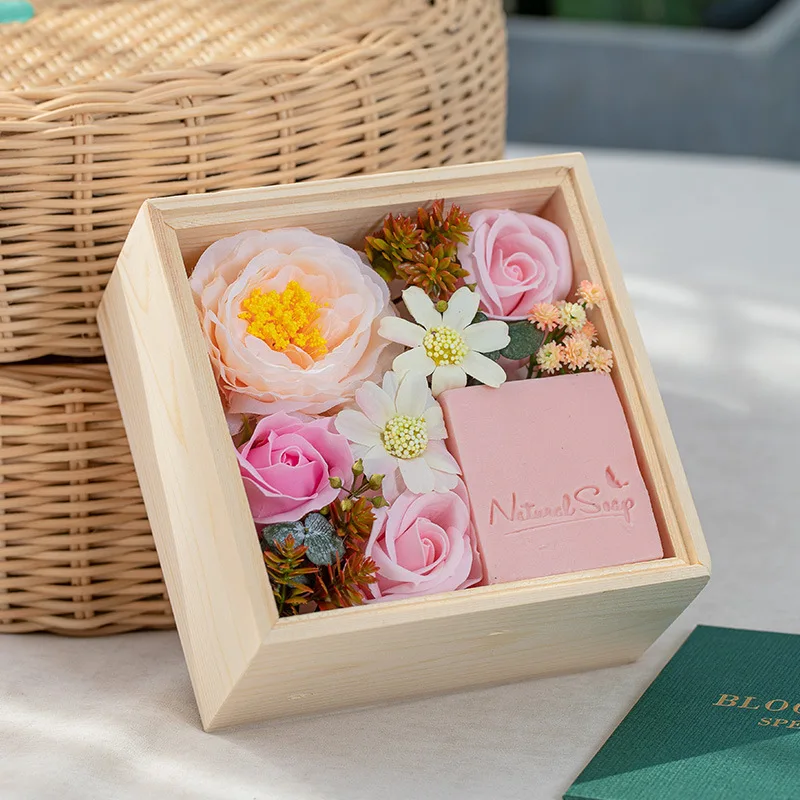 Weishang soap flower gift box Valentine's Day 38 Christmas gift soap flower box souvenir handmade roses