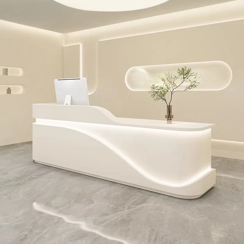 Design Aesthetic Reception Desks Company Beauty Luxury Unique Reception Desks Simple Modern Comptoire Accueil Trendy Furniture