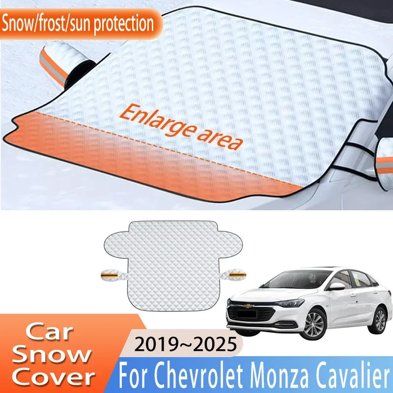 

Car Accessories For Chevrolet Monza Cavalier 2019~2025 Front Windscreen Snow Cover Ice Frost Sun Protector Waterproof Auto Parts