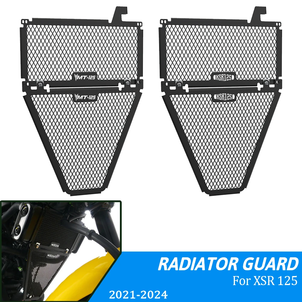 FOR Yamaha XSR-125 XSR MT 125 MT125 YZF R125 2023 2022 2021 2024 Radiator Grille Guard Oil cooler Guard Motorcycle Accessories
