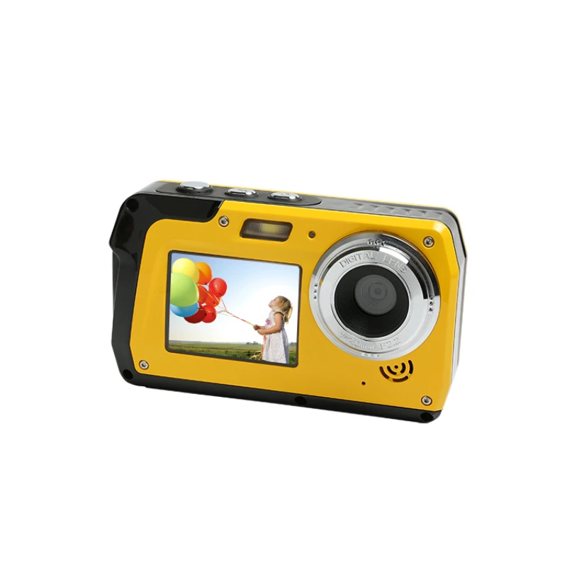 

IP68 Waterproof Full HD 1080 2.7K Dual Lens Video Recorder Underwater Digital Camera