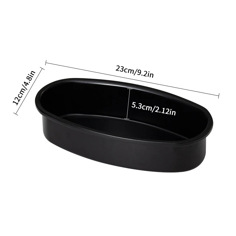 Molde ovalado para pan, molde antiadherente de acero al carbono para pasteles, molde para tostadas, bandeja para hornear pasteles, molde para pan, utensilios de cocina para hornear, molde para hornear