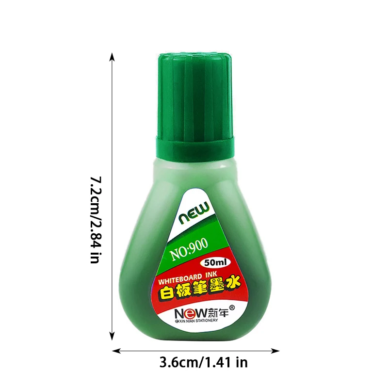 4 Colors Whiteboard Marker Ink,Whiteboard Marker Refill,50ml,For All Erasable Whiteboard Markers,Red,Blue,Black,Green Inks